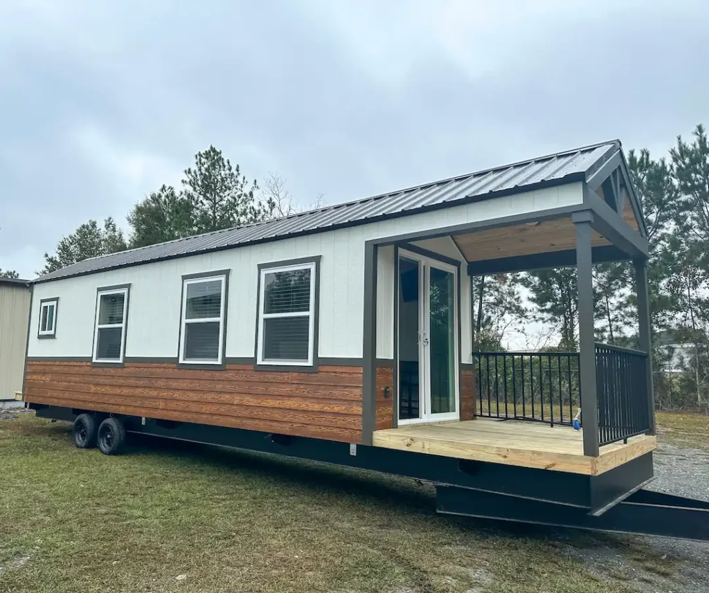 exterior side view - the phoenix tiny home