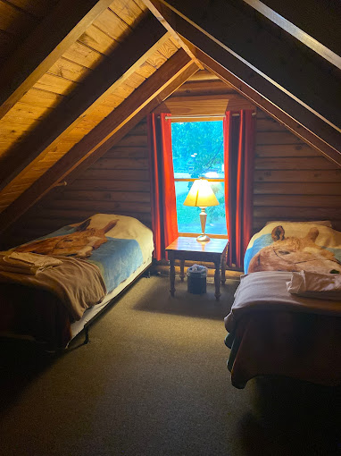 mountain lakes tiny home bedroom 