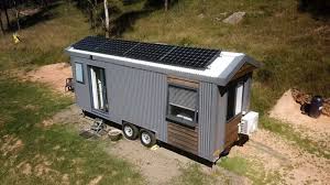 solar panel in a tiny home